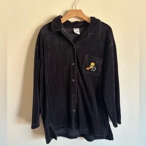 Tweety terry cloth cotton jacket/ looney toons